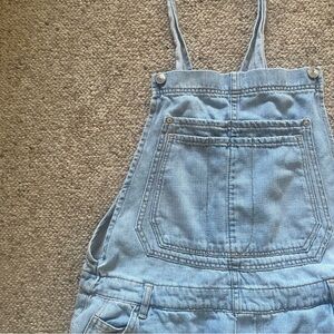 Zara Light Blue Denim Overalls